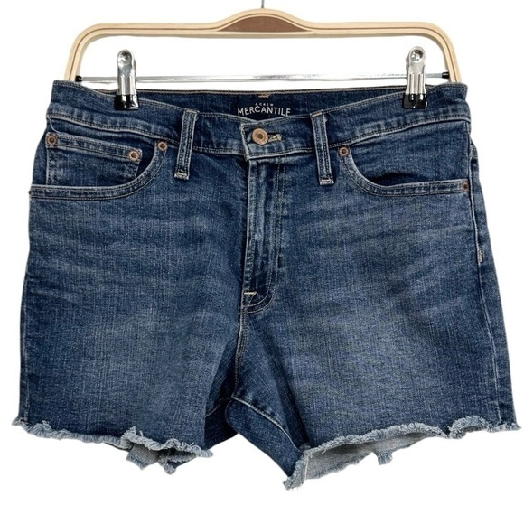 J. Crew Mercantile Women’s Size 28 Cutoff Denim Shorts Medium Wash - Picture 1 of 7